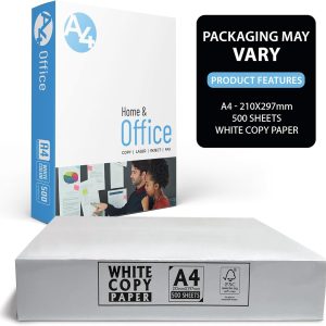 Alternative view of Roe Tenpo A4 Printer Paper. 500 Sheets. Smooth White Paper Finish. Compatible with Inkjet & Laser Printers – Ideal for Home & Office Use. Copying. Printing Flyers. Reports. and More-Packaging may vary