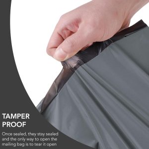 Alternative view of 100 Assorted Mixed Grey Mailing Poly Postal Self Seal Bags 4 Sizes 25 from Each iSOUL Extra Small to Large Postage Packaging Assorted Mailers Posting Shipping Post Parcels Package Bags