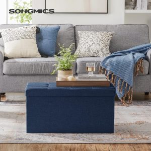 Alternative view of SONGMICS 30″ Folding Storage Ottoman Bench ULSF47IN